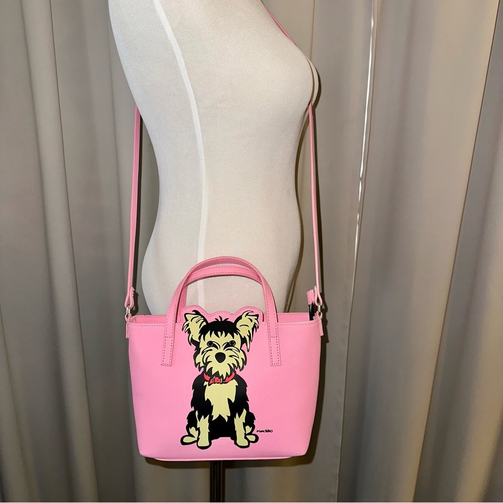 Marc Tetro Pink Yorkie Crossbody Bag with matching wallet!
